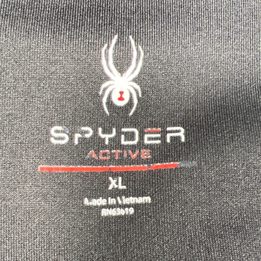 Spyder Fleece Lined Heavyweight Leggings Black Base Layer XL Outdoor Hiking GUC‎ - Picture 6 of 7